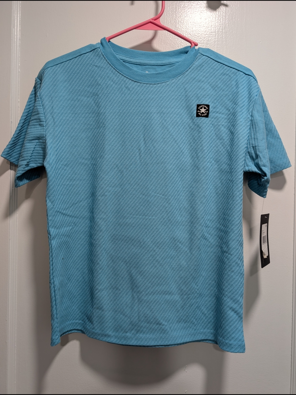 Converse Light Blue Short-Sleeve Crew Tee